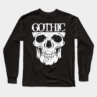 Gothic Skull Long Sleeve T-Shirt